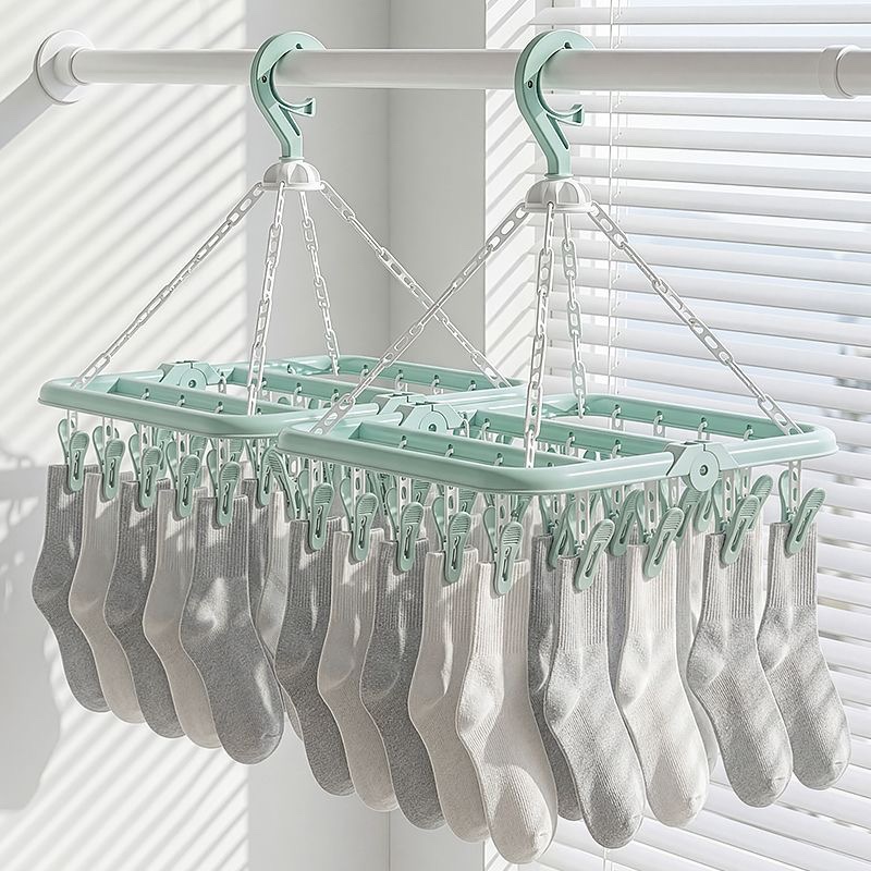 Sock Organizer Tray - رف تجفيف وتخزين متعدد الوظائف قابل
