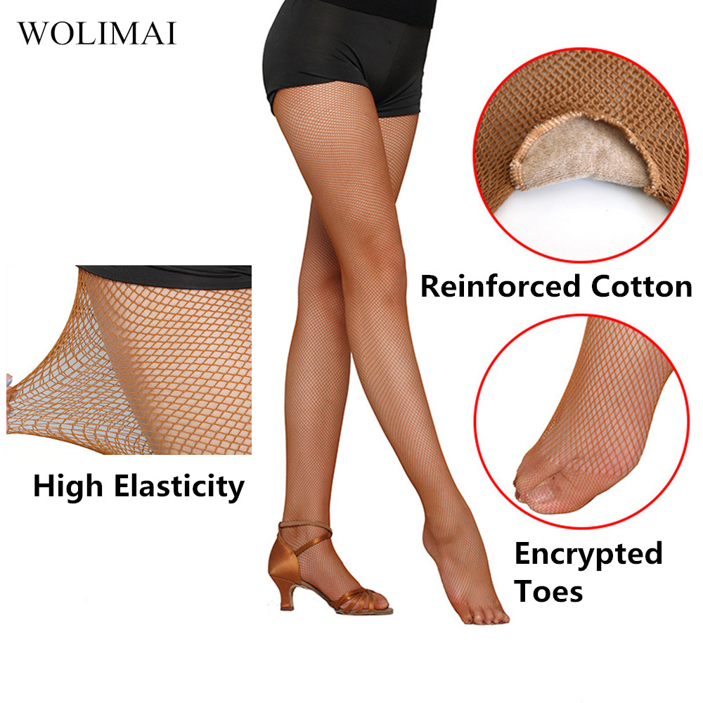 Fishnet Stocking Women - المهنية اللاتينية الرقص شباك صيد السمك