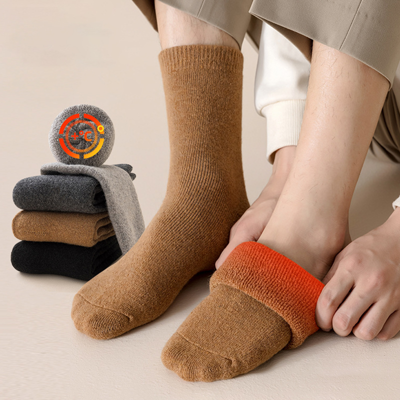 Thermal Sock Winter - 2 أزواج الشتاء الجوارب الدافئة الرجال