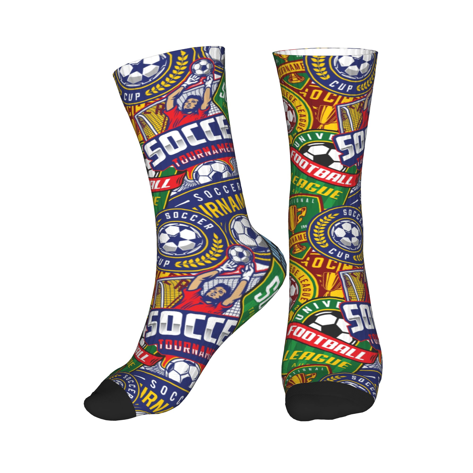 Dress Sock Men - جوارب رياضية بتصميم شعار كرة القدم