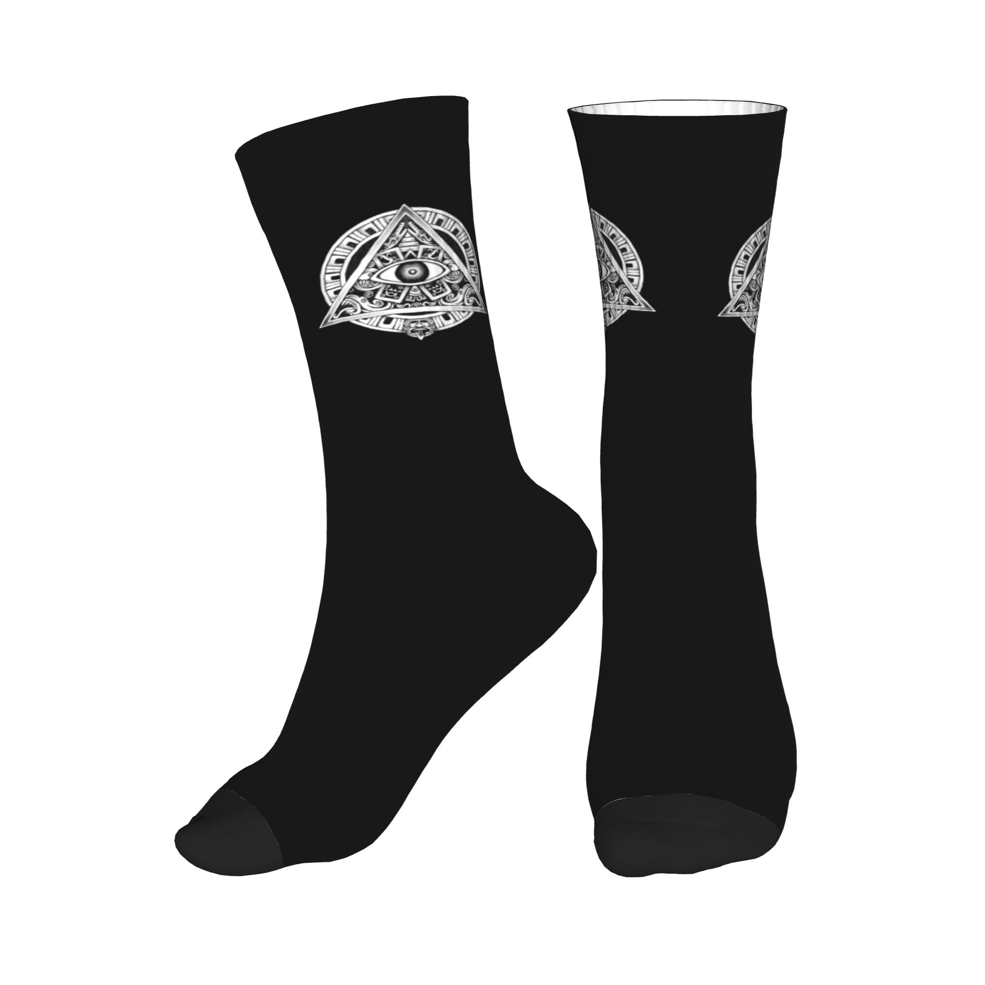 Dress Sock Men - جوارب رجالية ممتعة بتصميم رمز الإلوميناتي