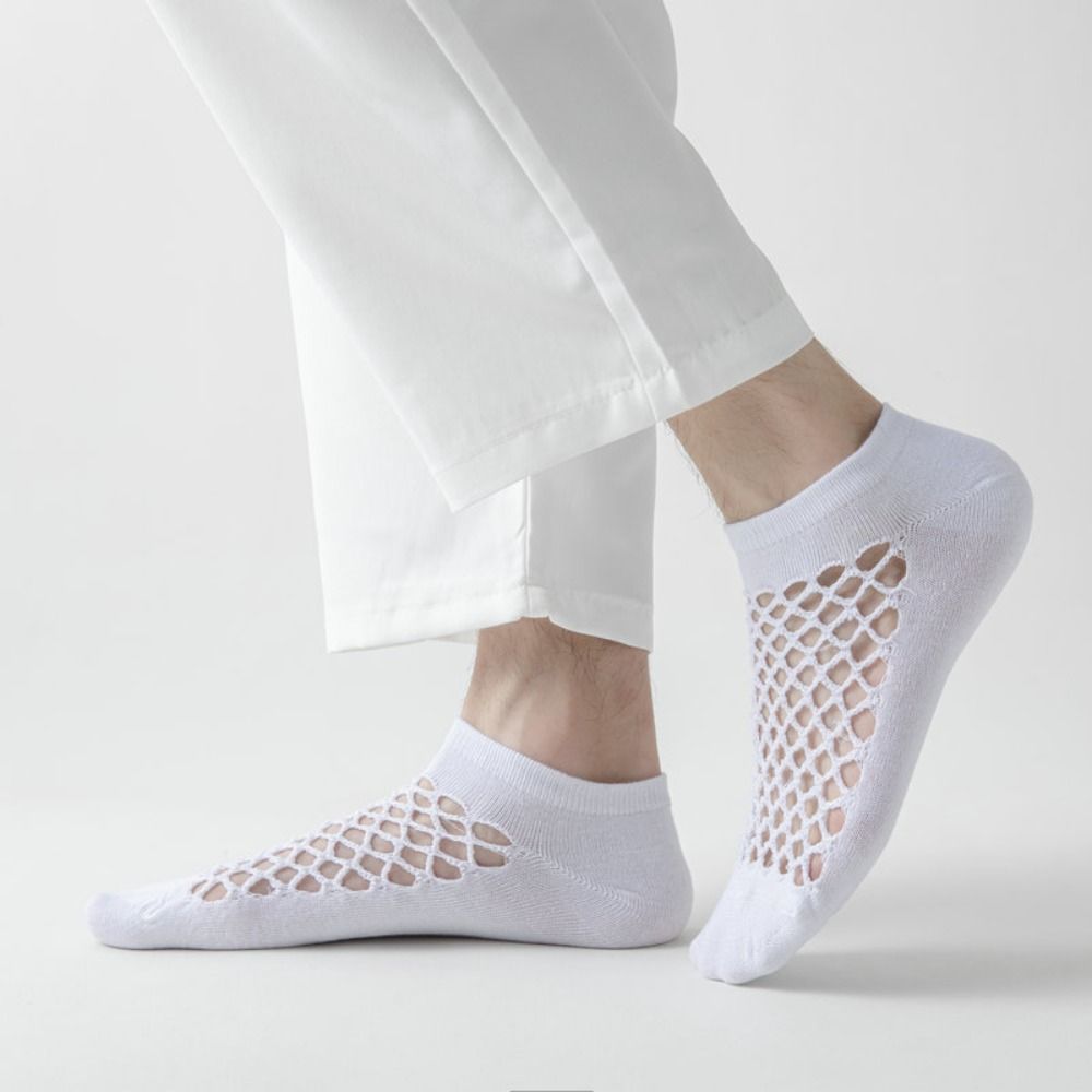 جوارب رجالية أنيقة بتصميم مجوف - مراجعة Ankle Sock Low Cut وسعره