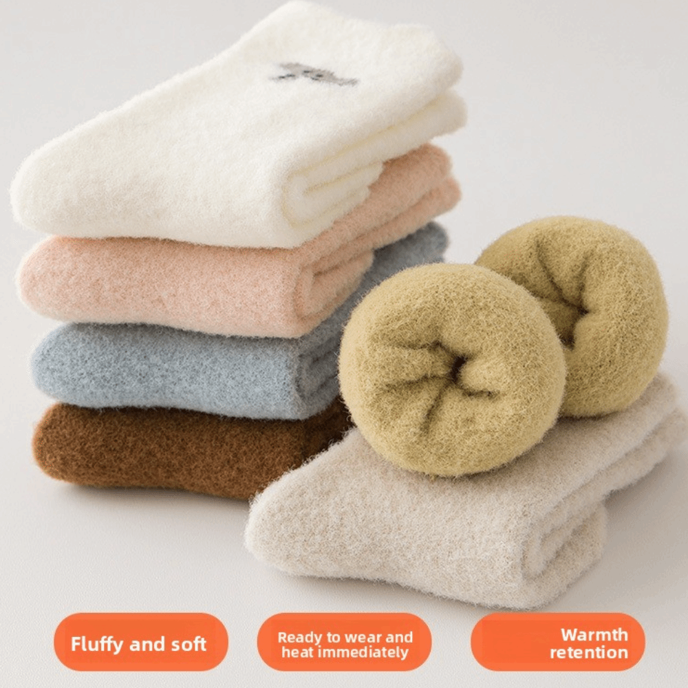 2 أزواج جديد لطيف الحيوان الطف - مراجعة Thermal Sock Winter وسعره
