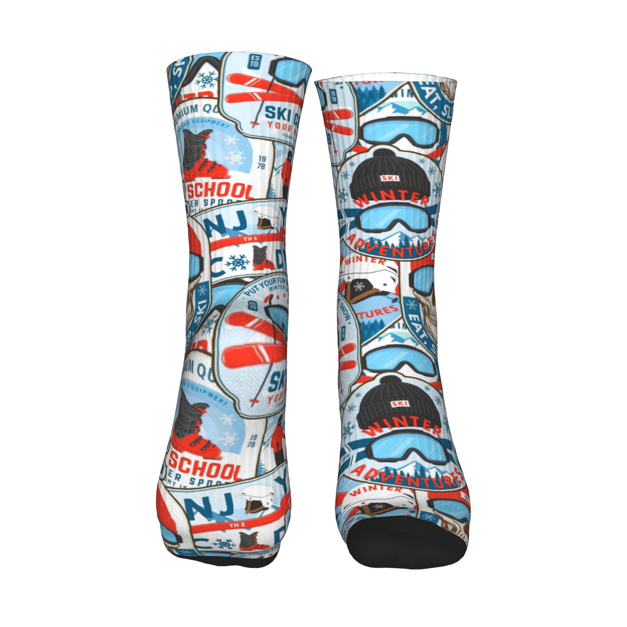 جوارب طويلة مطبوعة بدون خياطة  - مراجعة Dress Sock Men وسعره
