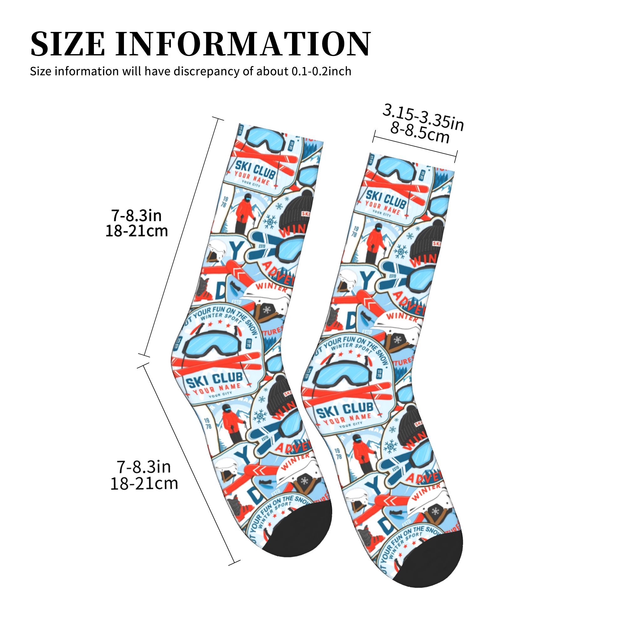 جوارب طويلة مطبوعة بدون خياطة  - مراجعة Dress Sock Men وسعره