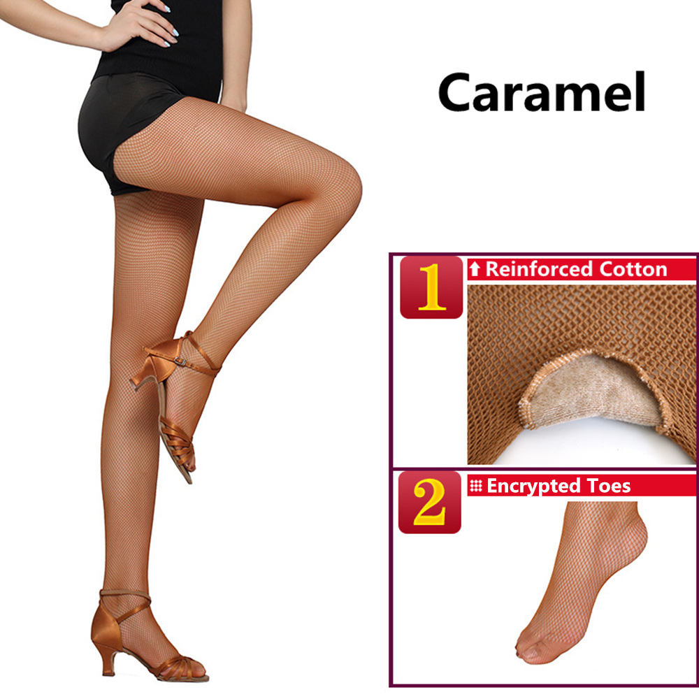 المهنية اللاتينية الرقص شباك ص - مراجعة Fishnet Stocking Women وسعره