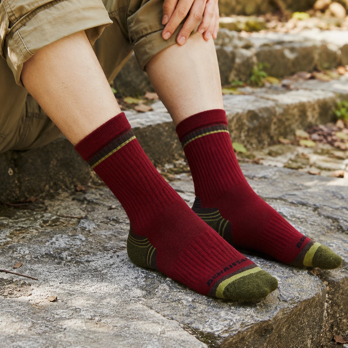 جوارب صوف ميرينو سميكة للرجال  - مراجعة Wool Hiking Sock وسعره