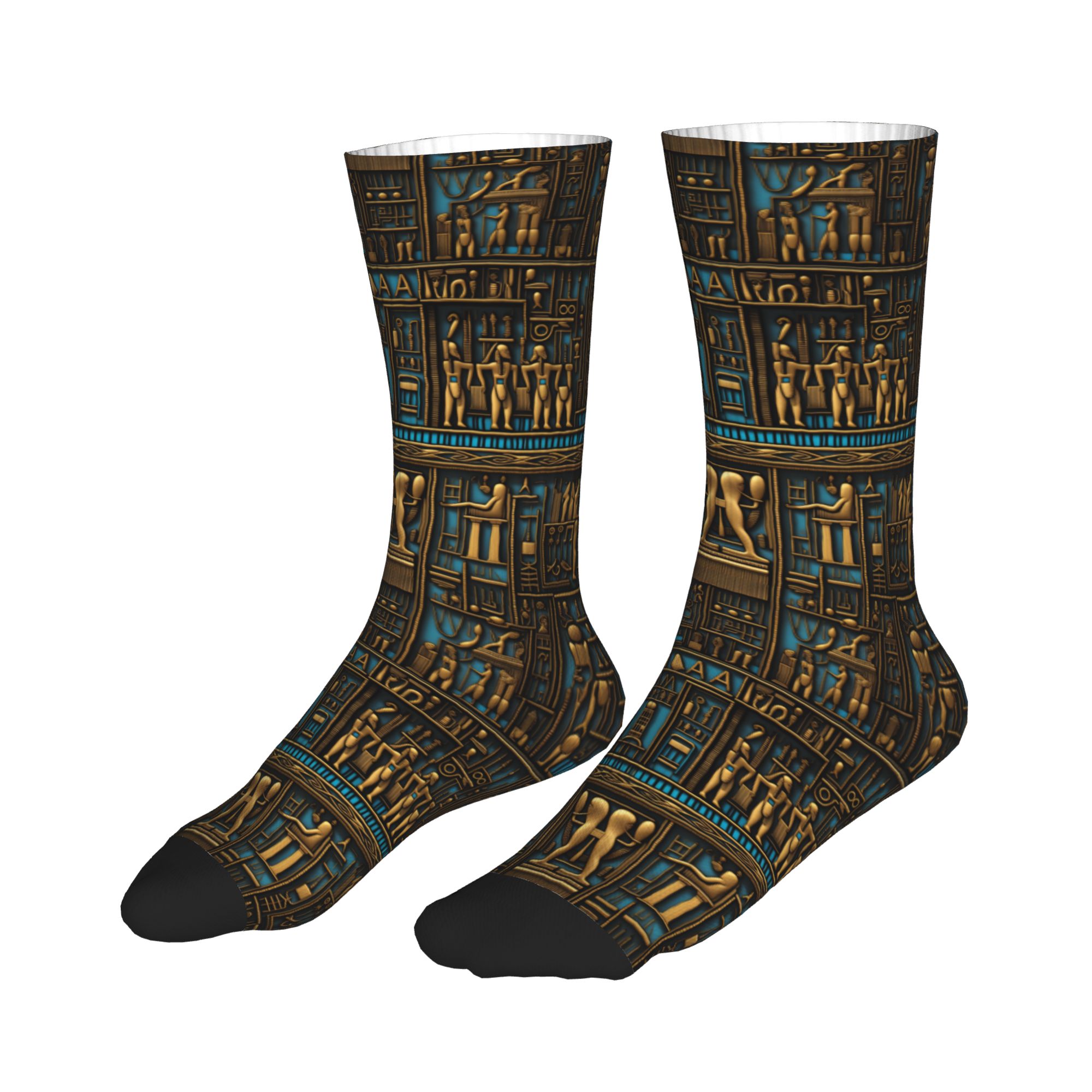 جوارب رجالية مضحكة بنمط فن اله - مراجعة Dress Sock Men وسعره
