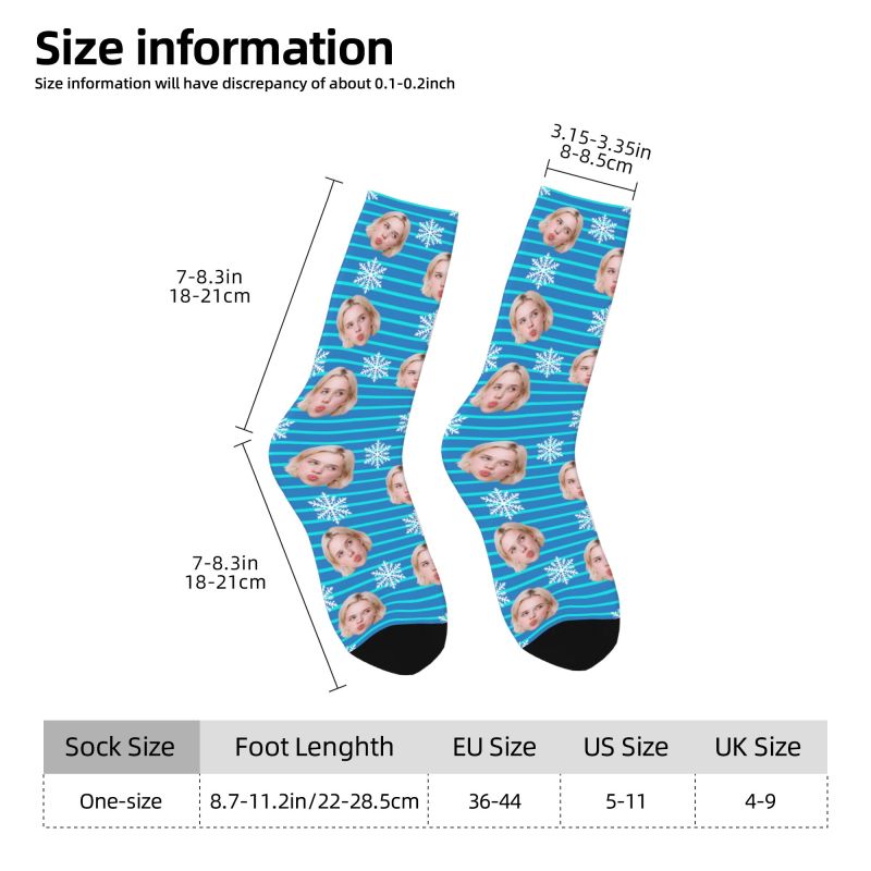 عيد الميلاد وجه صور شخصية مخصص - مراجعة Dress Sock Men وسعره
