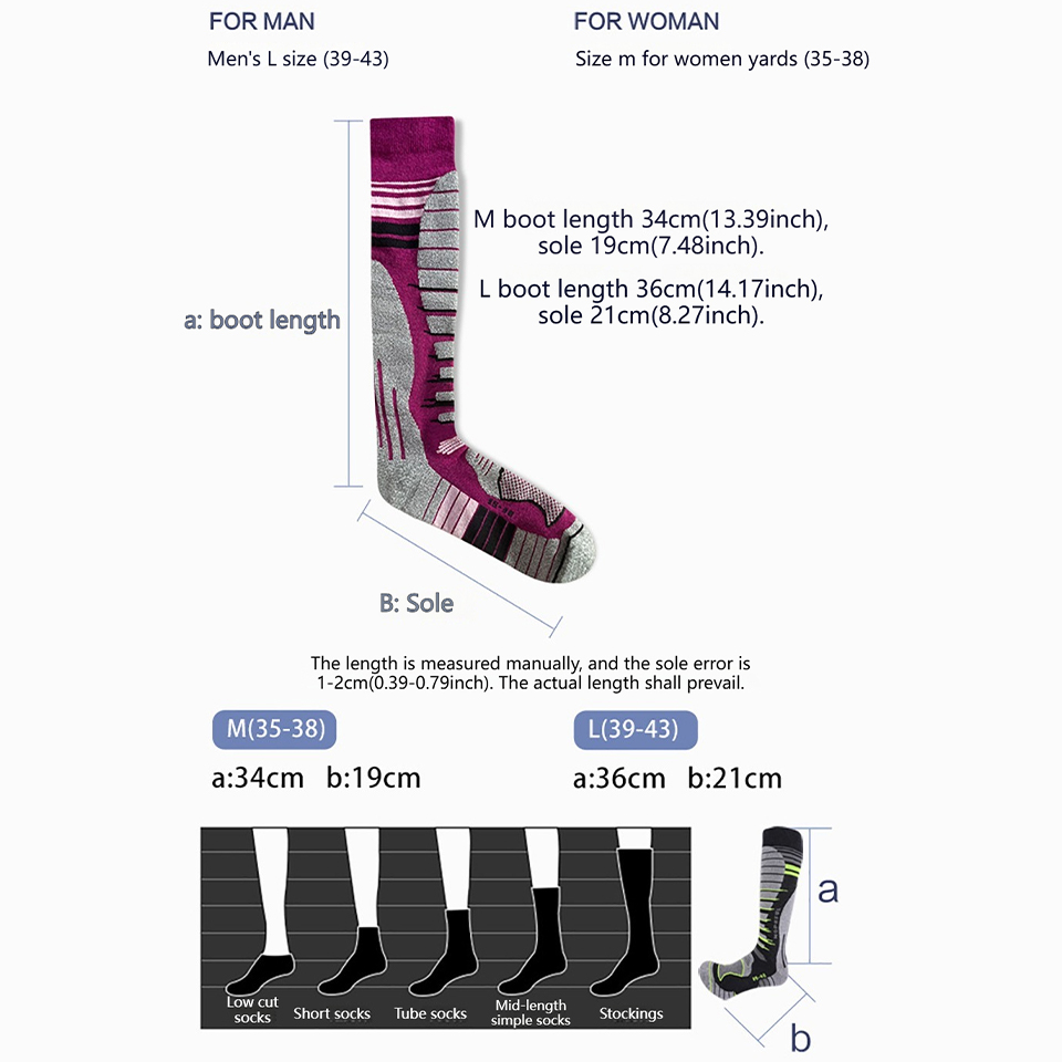 GTUBIKE 1 زوج جديد ميرينو الصو - مراجعة Wool Hiking Sock وسعره
