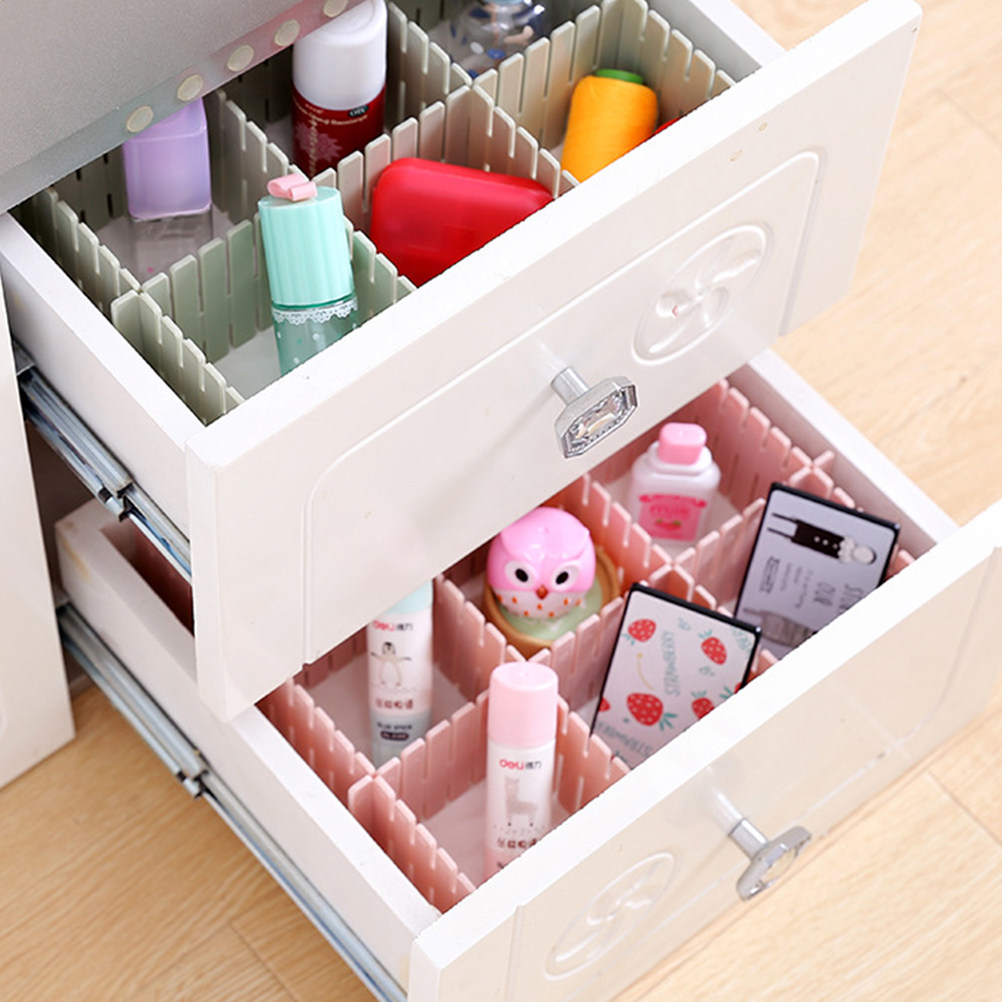 8 قطع من فواصل تنظيم الأدراج ا - مراجعة Sock Organizer Tray وسعره
