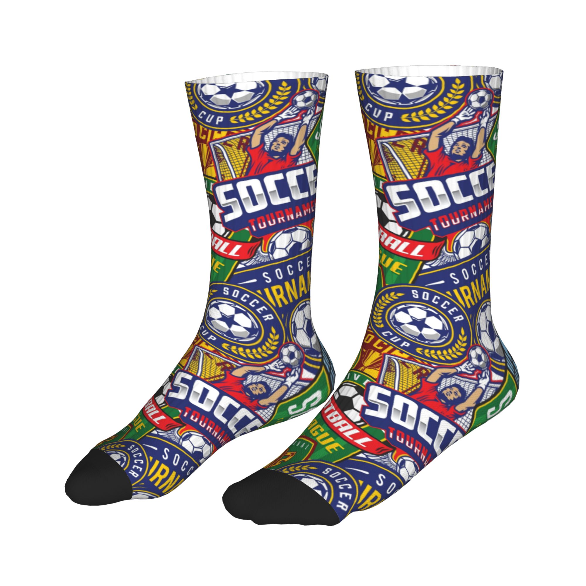 جوارب رياضية بتصميم شعار كرة ا - مراجعة Dress Sock Men وسعره