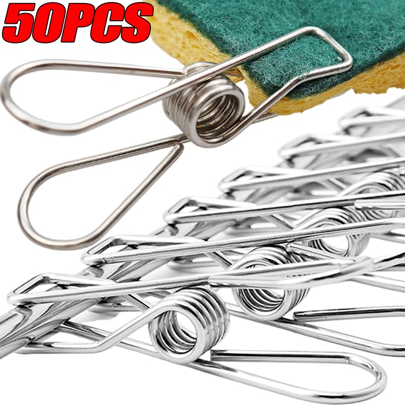 10/50 قطعة مشابك ستانلس ستيل م - مراجعة Sock Organizer Tray وسعره