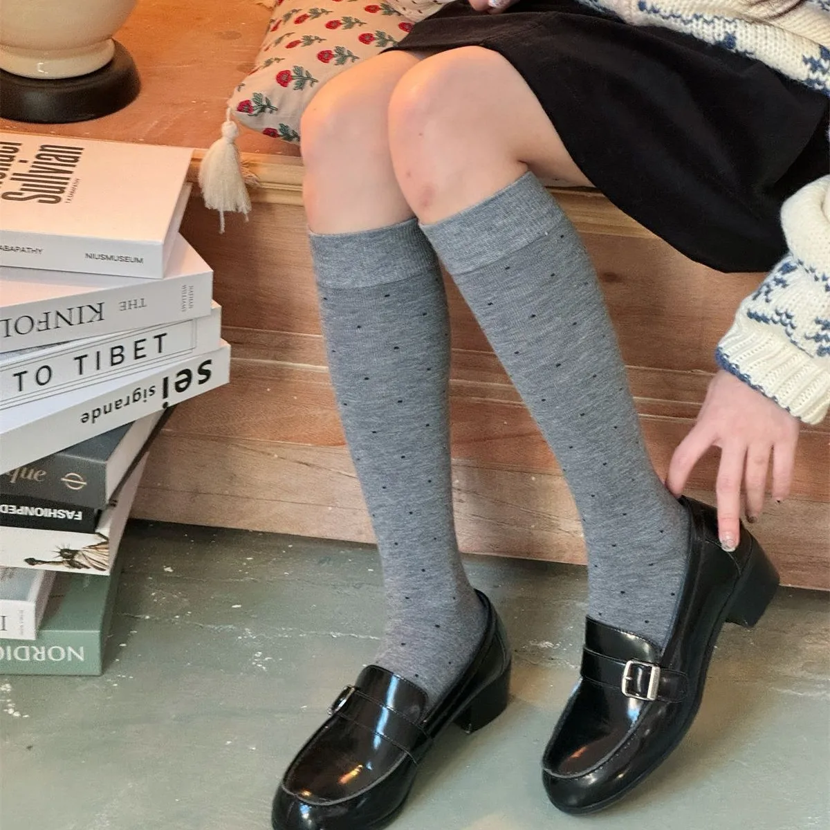 SP & CITY الشتاء الحلو البولكا - مراجعة Silk Sock Bamboo وسعره